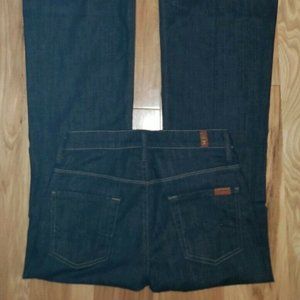 7 For All Mankind Ginger Wide Leg Flare Jeans